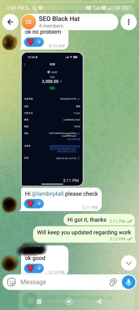 payment proof in telegram